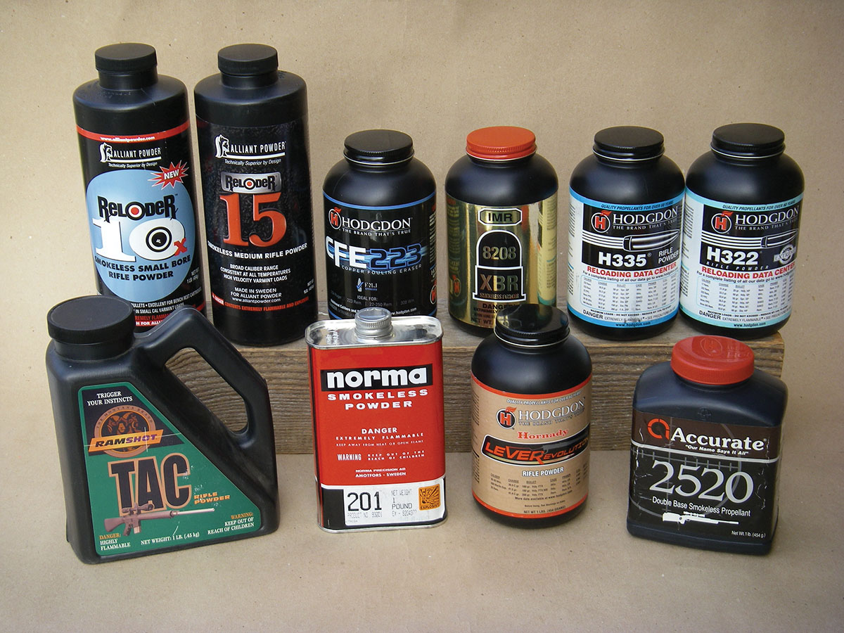 There is a wide selection of suitable powders for handloading the 6.5 Grendel.